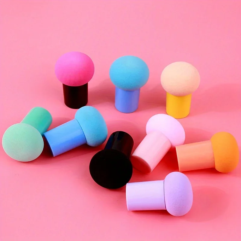 9 Pcs/Set Makeup Sponge Stencil Brush Set Gourd Handles for Scrapbooking Card Making Mixed Media Art DIY Painting Sponge Brush Tools Kit