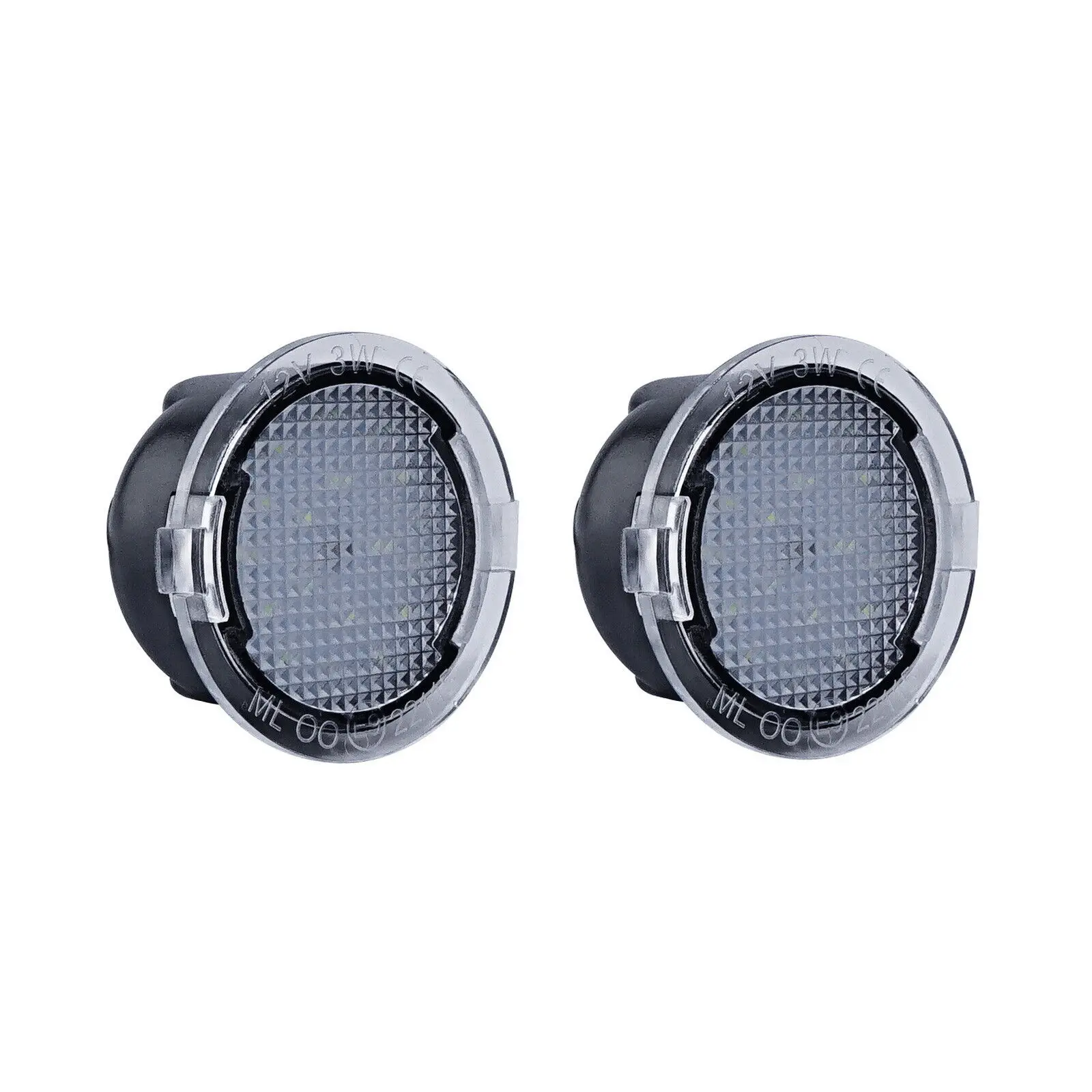 1Pair Car Light LED Side Under Mirror Puddle Light For Ford Mondeo V Fusion Ranger Expedition Side Mirror Puddle Light LED Lamp view 5
