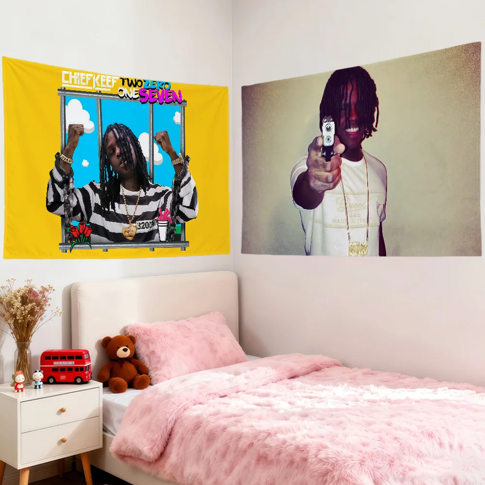 Rapper Singer C-Chief Keef Flag For Room Dorm Camping Party Living Room Garage Bar Wall Picnic Club Decor Banner