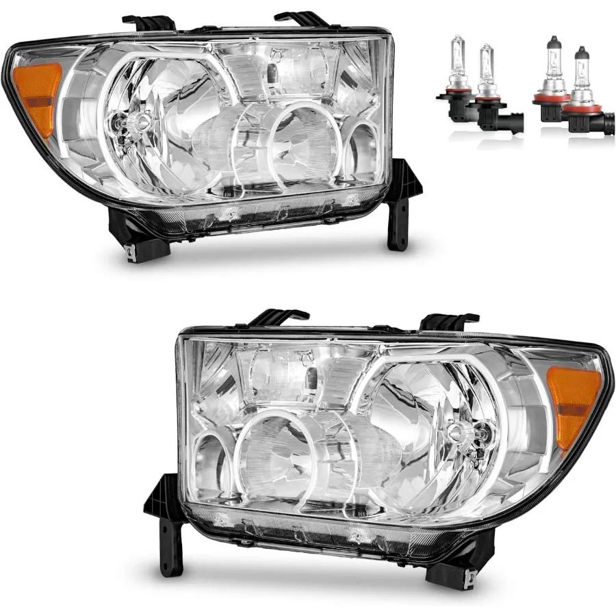 

Фары с лампочками, совместимые с Tundra 20072013 и модели Sequoia 2008 года. За исключает модели Sequoia 2012 года с H.