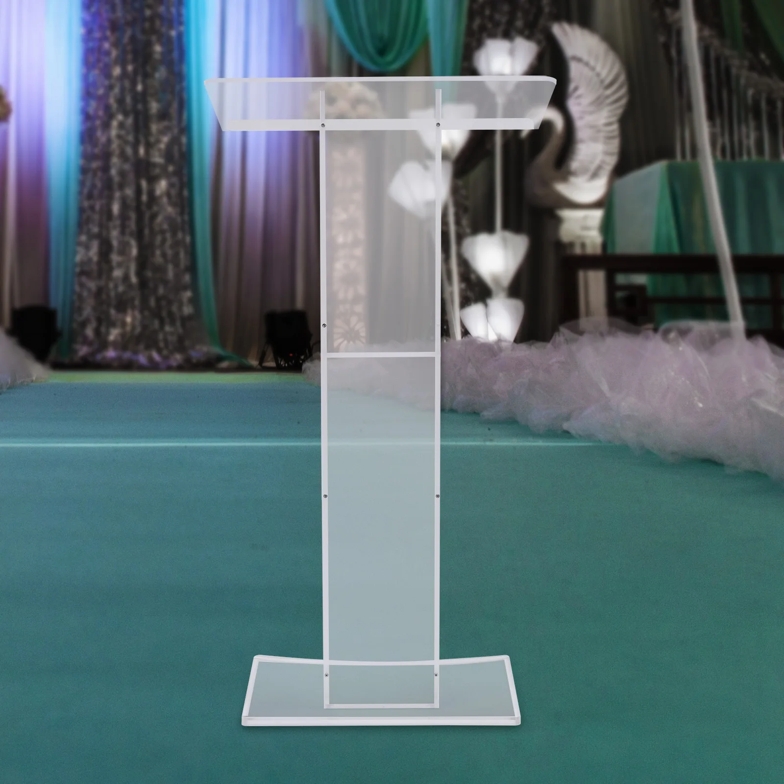 Acrylic Podium Plexiglass Pulpit School Church Lectern Modern Clear Thick Acrylic Podium Lectern Church Pulpit