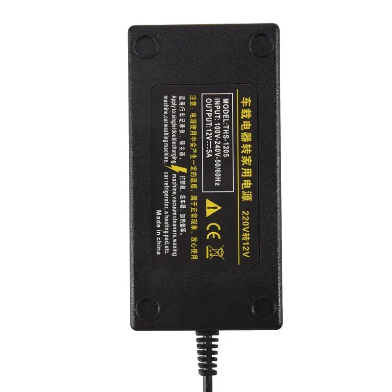 YSS-60W Ac 100V-240V 100V 220V To Dc 12V Car Cigarette Lighter Ac/Dc Power Converter Adapter Inverter Dc Power Supply Transforme