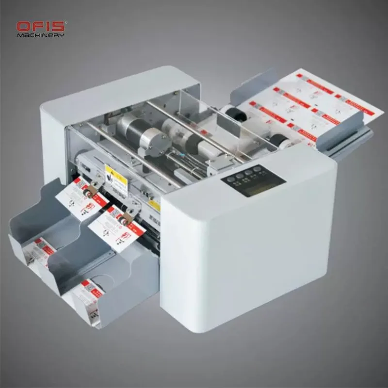 A4 Size Automatic Business Card Cutting Machine 80W Paper Card Cutter Electric Paper Slitting Machine,Paper Trimmer 110V/220V