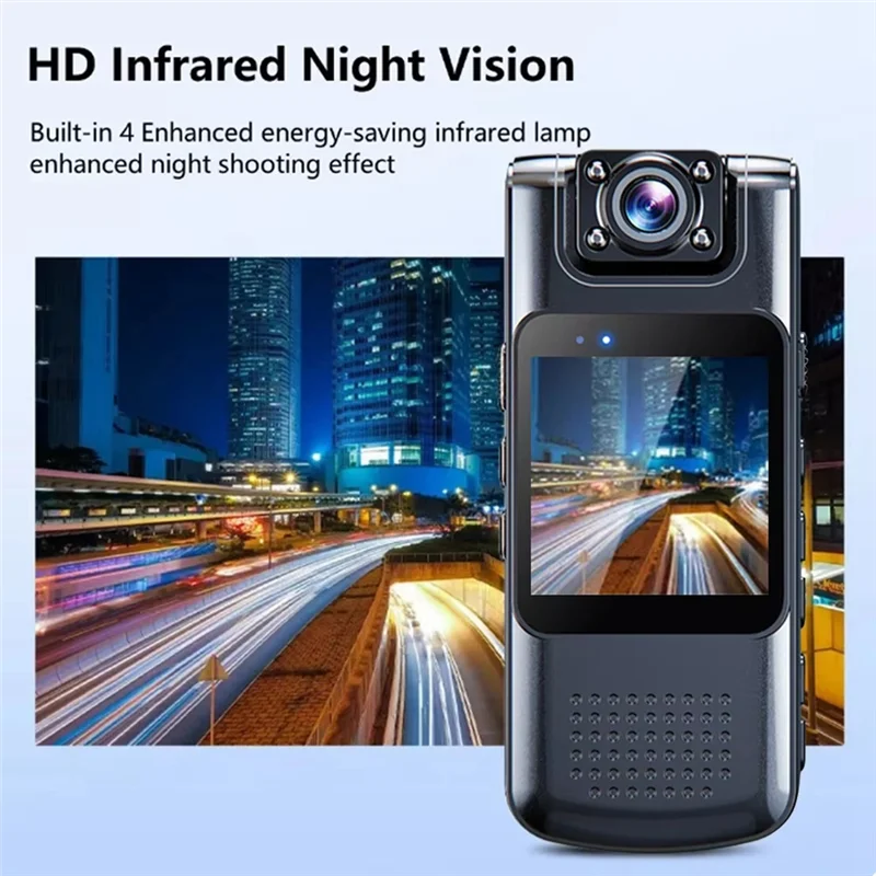 -WSFS Wifi IR Night Vision Action Video Recorder 2K Handheld Sports Camera With Magnetic Back Clip