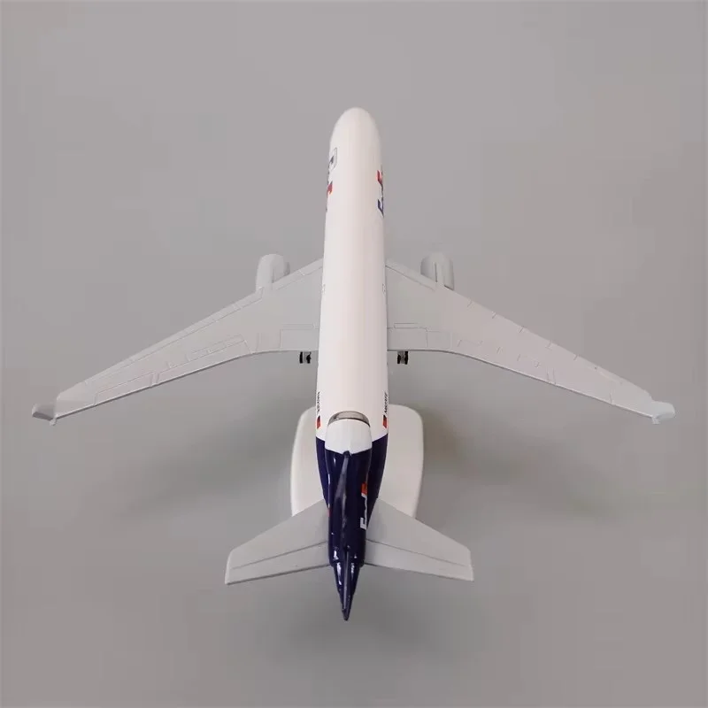 Modelo de avião 20cm ar fedex express companhias aéreas MD MD-11 kits de avião modelo de liga de metal para construir com rodas avião de trem de pouso