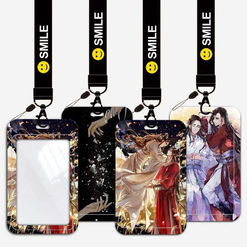 Série de tv chinesa tgcf tian guan ci fu mxtx xie lian hua cheng cartão capa protetora id cartão capa titular do cartão saco de cartão presente