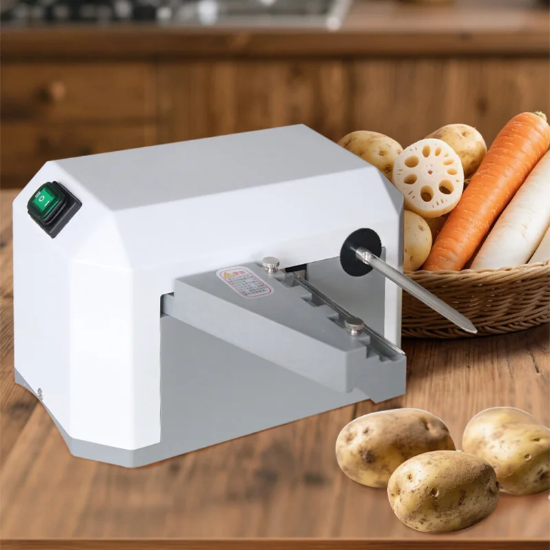 #Commercial Electric Slicer, Potato Slicer, Fully Automatic Vegetable and Fruit Julienne/Net-Cut Slicer, Hot Pot Ingredient Proc