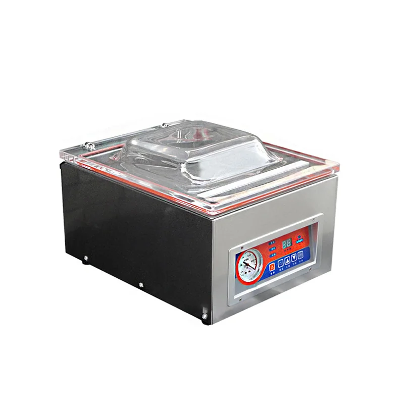 Digital Display Fully Automatic Vacuum Sealing Bag Food Sealing Machine Food Industry Packaging DZ-260C Vacuum 220V/110V