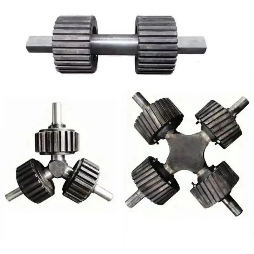 Feed Pellet Machine Roller Assembly Press Wheel Alloy Steel Die Roller Spare Parts for 125/150/160/210 Flat Die Feed Granulator