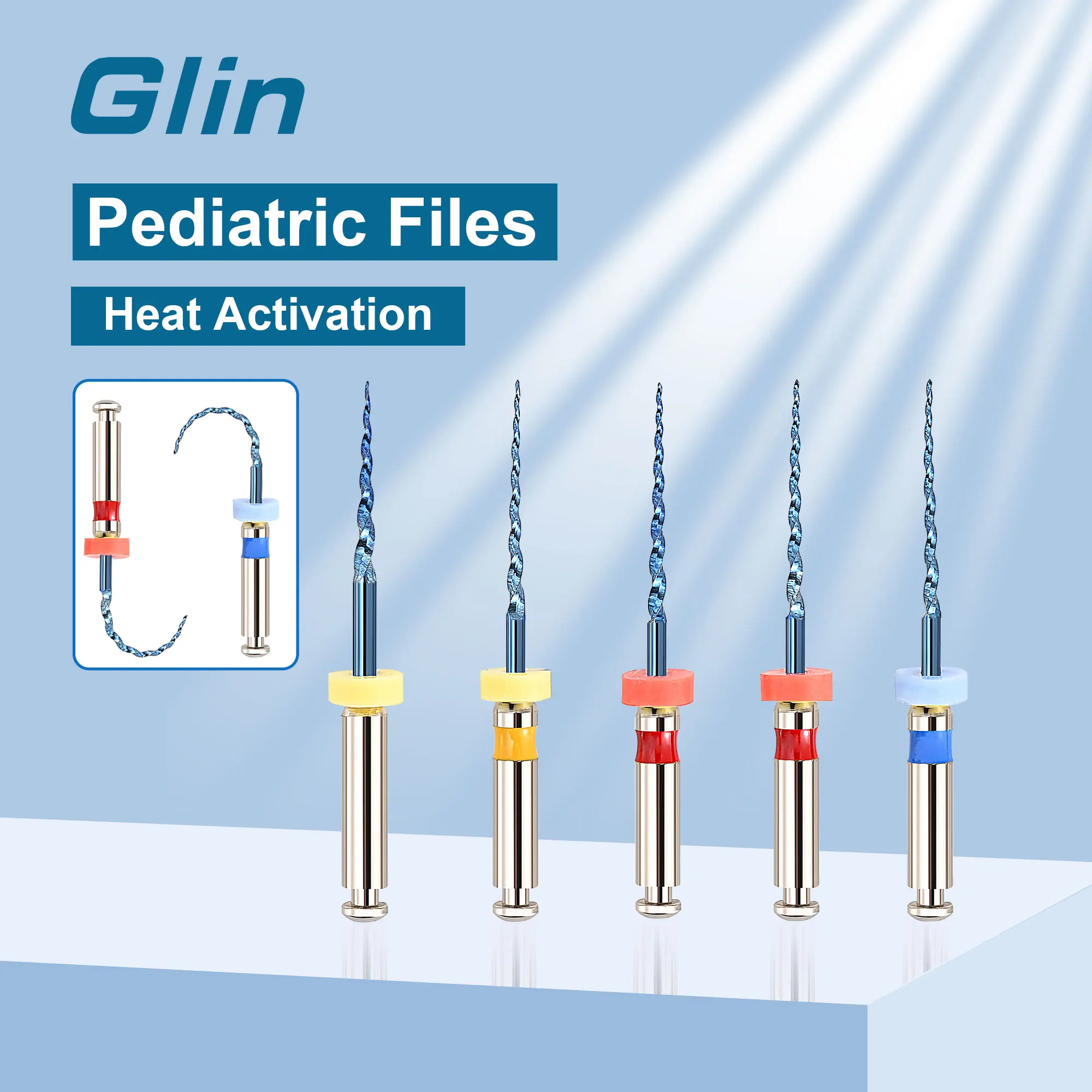 

5 шт., Детские эндофайлы Glin для детей