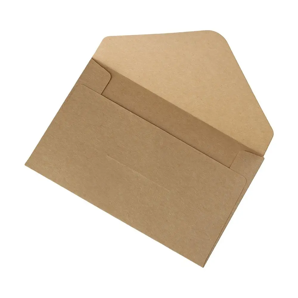 Paper Stationery Wedding Invitation Office Supplies Small Paper Envelope Card Holder Window Envelope Kraft Blank Envelope