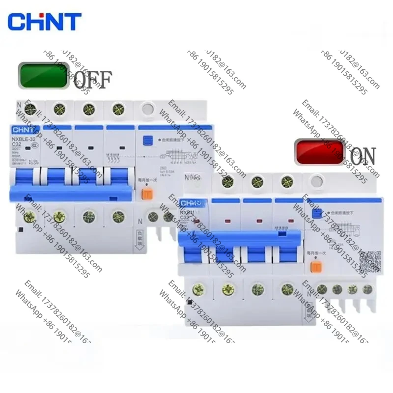 

CHINT-Disyuntor для устройств Residual RCBO NXBLE-32 4P 30mA C10A 16A 20A 25A 32A, восстановление DZ47LE-32 RCBO