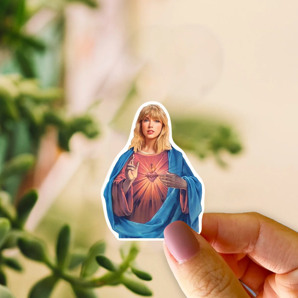 16 Taylor Swift  Jesus Stickers for Laptops, Water Bottles, Bags, Phone Casesanime theme sticker for car, motorcycle, computer,