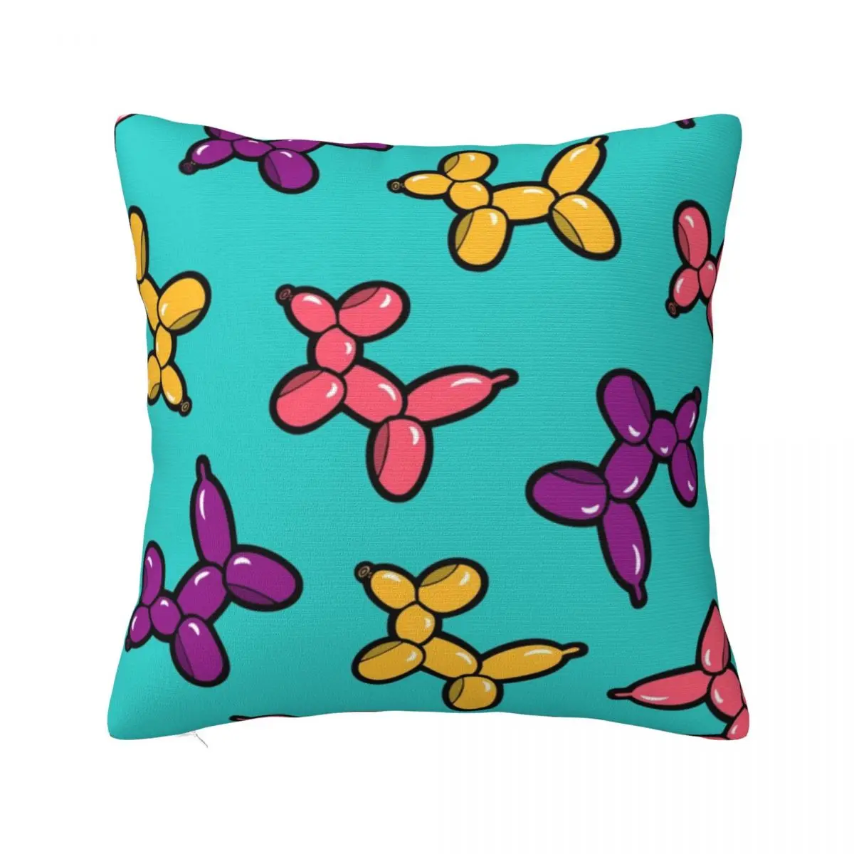 

Наволочка с воздушным шаром и животным, разноцветная наволочка с принтом собаки, цветная фотография, летняя Наволочка на молнии для спальни