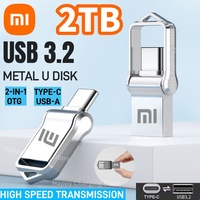 Xiaomi USB 3.2 2TB Flash Drive High Speed Pen Drive 1TB Type-C Interface Dual-Use Flash Memory Stick For Mobile Phone Computer