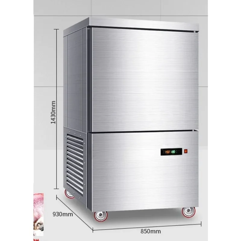 Congelador comercial de congelación rápida, refrigerador para alimentos congelados, congelador para panecillas y dumplings