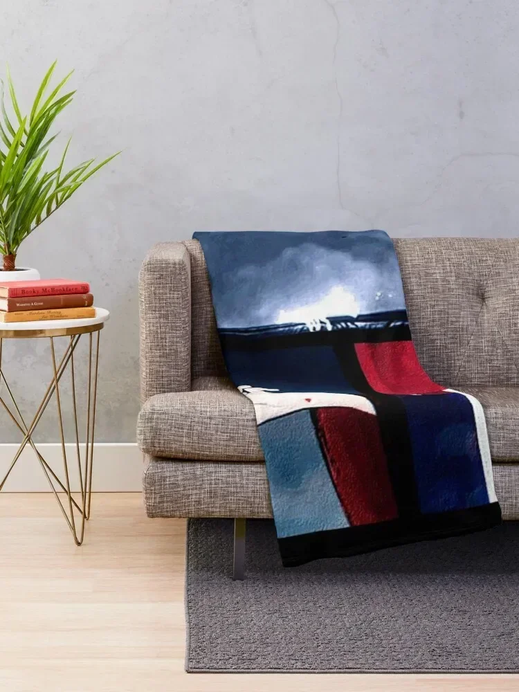 Tale of the Nine Tailed collage Throw Blanket Fashion Sofas Soft Plaid Blankets