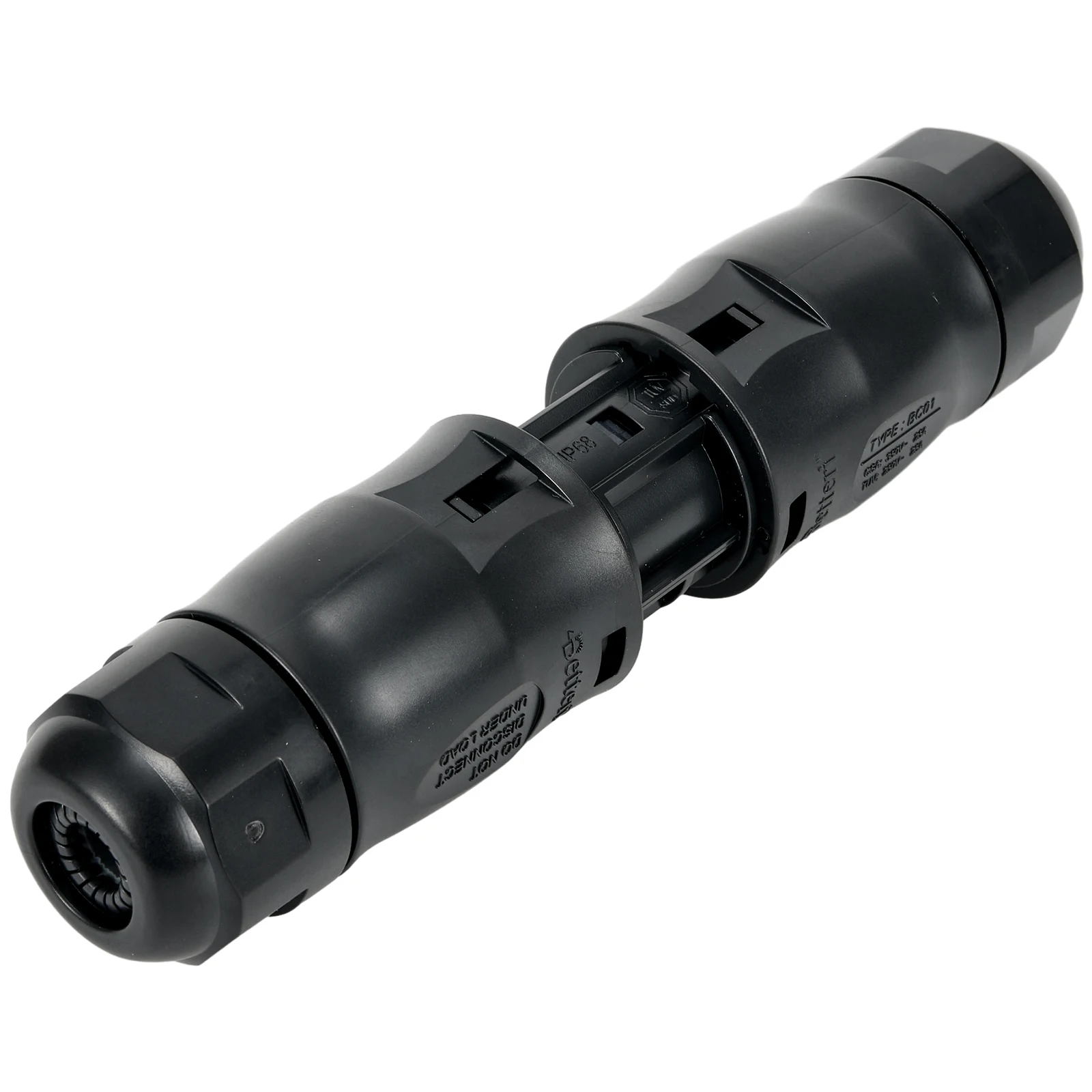 

Водонепроницаемый 3-контактный разъем BC01 (IP67) для надежного подключения различных моделей инверторов; включает необходимые комплектующие