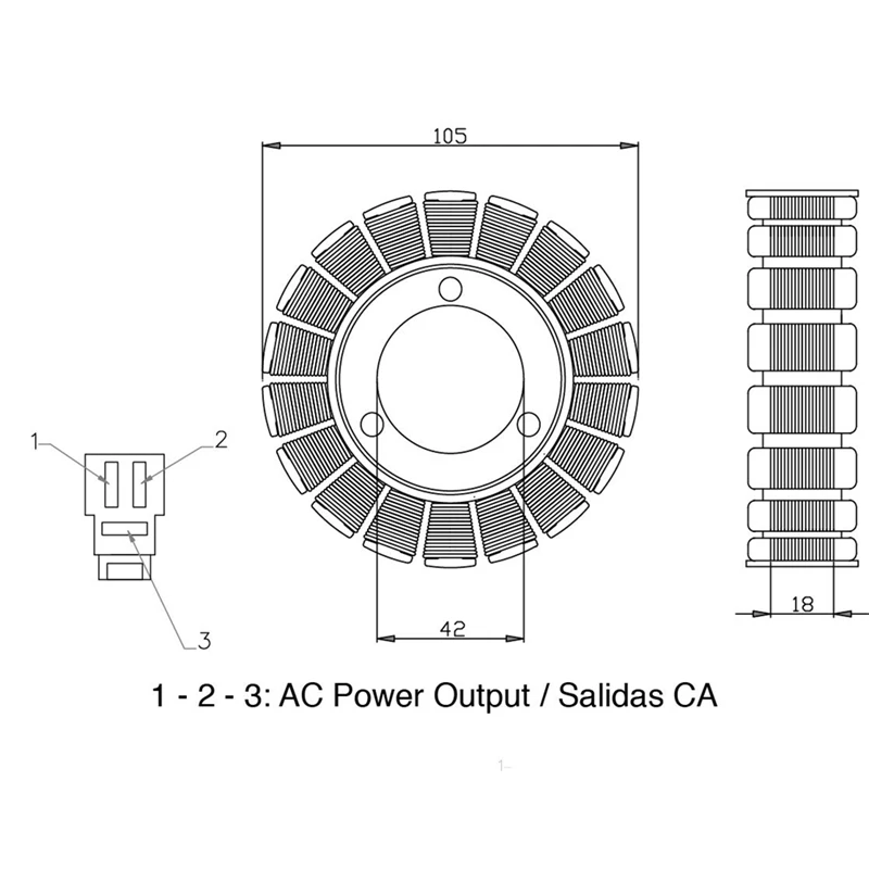 5VX-81410-00-00 Motorcycle Stator Coil For YAMAHA FZ6 FZ6N FZ6S FZ6NS FZ6NA FZ6S2 FZ6-SA2 FZ6-SW FZ6 Fazer S2 Spare Parts Parts