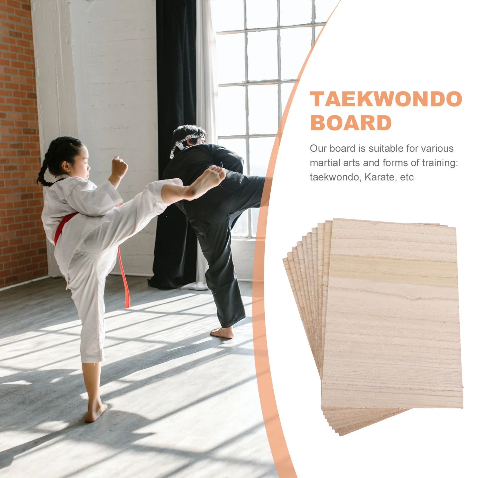 10 Pcs Major Taekwondo Hitting Board Child Professional Punching Daily Breaking