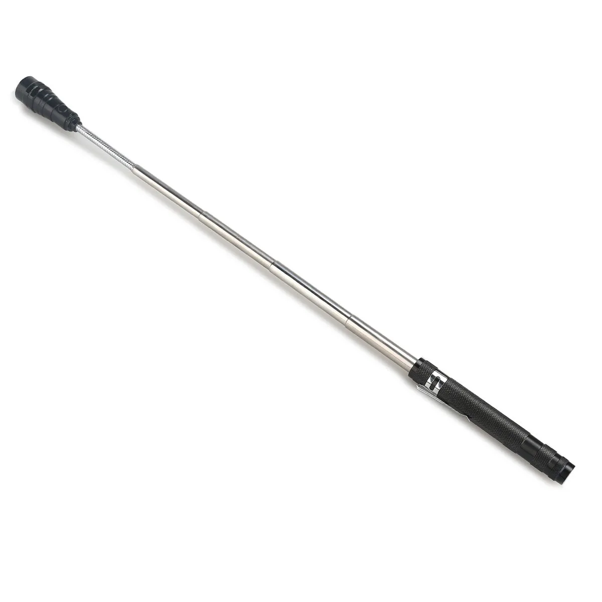 كشاف 3 ليد أسود 55 سم تلسكوبي 360 ° مصباح مغناطيسي مرن موفر للطاقة، إضاءة محمولة قابلة للتكبير #3