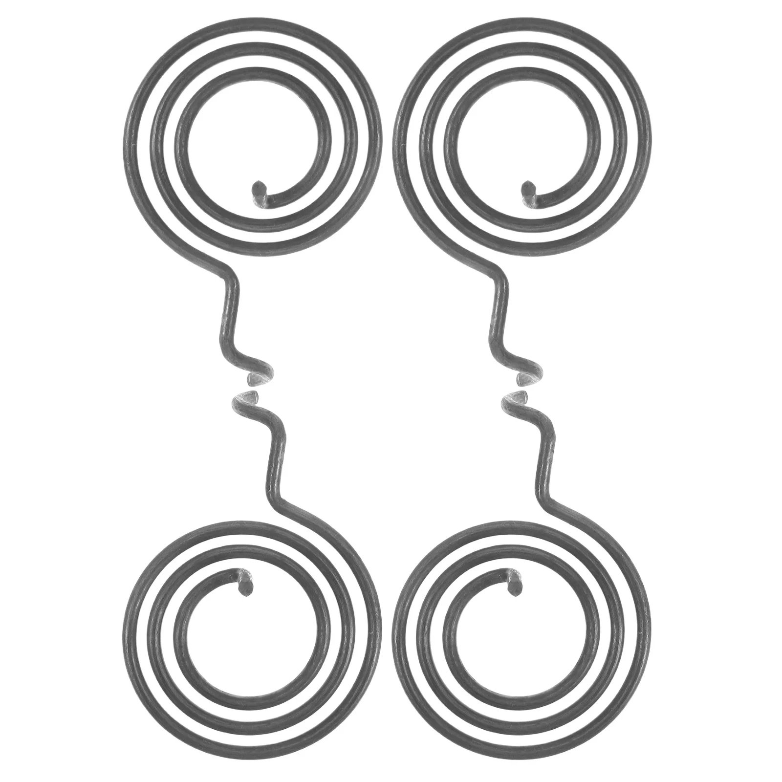 

4pcs Iron Turn Spring Replacement For Door Handle Internal Repair Durable Metal Return Spring Hardware Parts Spiral Handle Lever