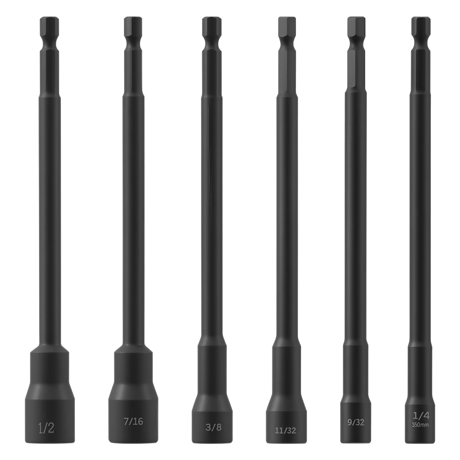 

Набор из 6 удлинителей для шестигранных головок: стальные адаптеры для шуруповертов, удлинители для гаечных ключей, набор переходников для электроинструмента