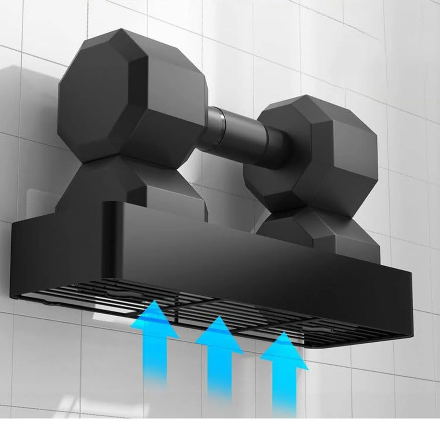 Multipurpose Bathroom Rack Wall Hanging Ventilation Drain No Punching Toilet Toiletries Storage Rack