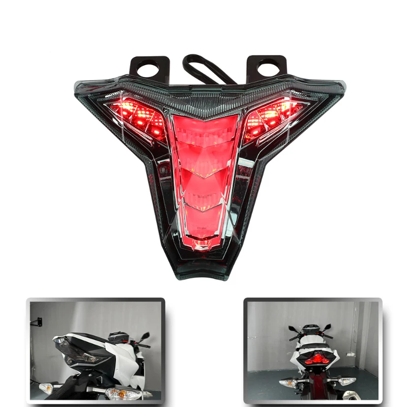Luz LED de freno trasera integrada para motocicleta, accesorio para Kawasaki Ninja ZX6R, ZX25R, ZX10RR, ZX-4R, ZX-4RR, ZX250, ZX400, ZX636, ZX1002