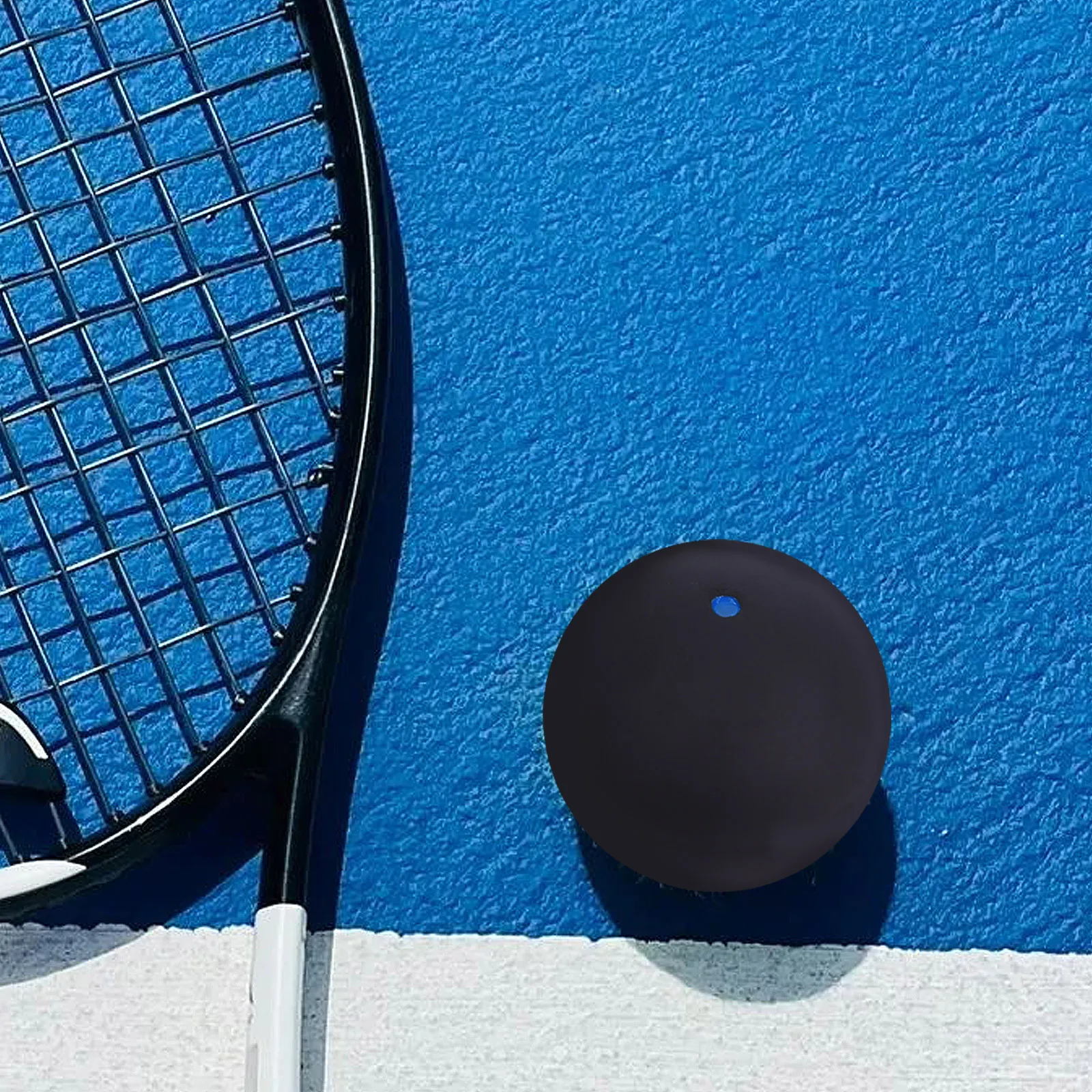 

Blue Single Dot Bounce Ball Professional Training Rubber Adjustable Elasticity Compact Size For Indoor Outdoor Use