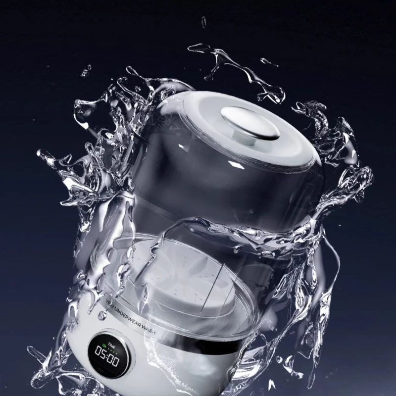 Installation-free mini underwear washing machine for washing socks and underwear, small wireless portable washing cup
