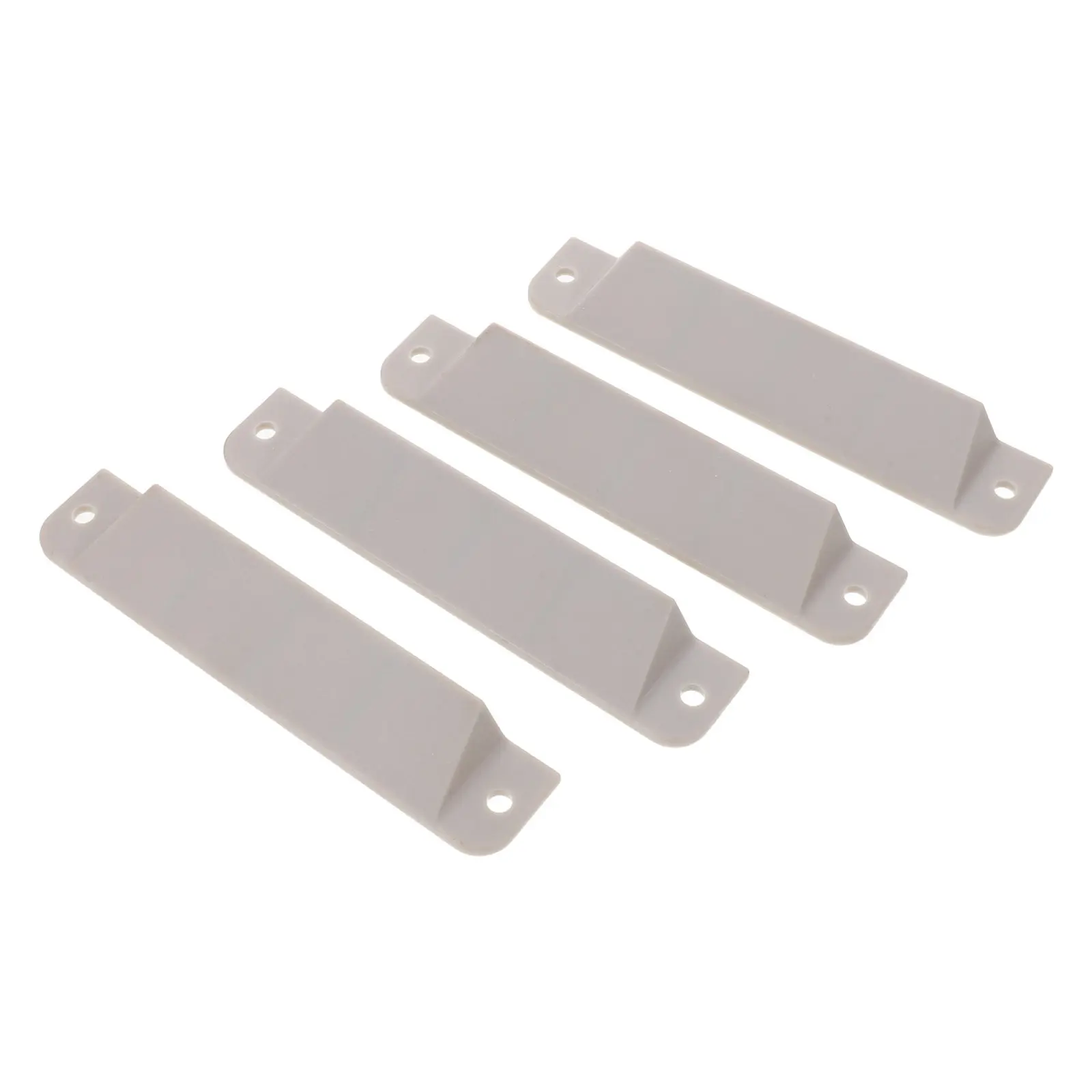 

4Pcs E-Track Rail End Caps Plastic Protective Guard Truck Bed Cargo Divider Easy Install Replacement 5.16x0.98inch Heavy Duty