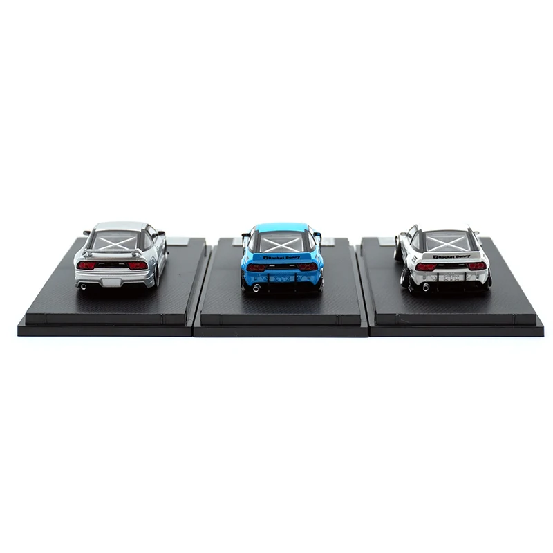 MT Em Estoque 1:64 Pandem Spirit Rei MIYABI S13 Silvia 180SX Diecast Diorama Modelo de Carro MicroTurbo