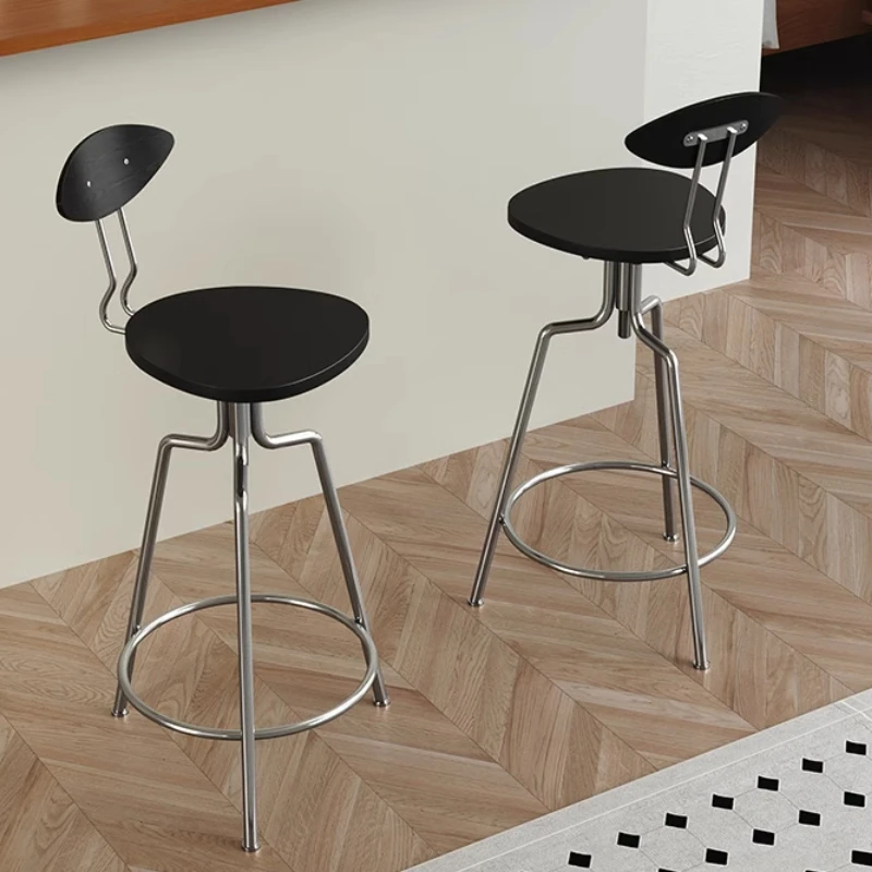 

Nordic Modern Bar Chair Creative Unusual Comfortable Minimalist Adult Chair Camping Outdoor Taburete Alto Unique Furniture