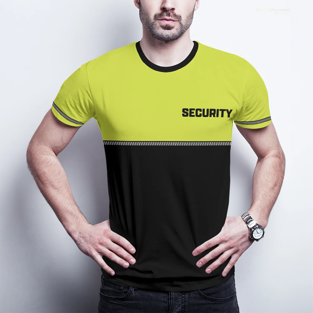 

Security Classic Men's T-shirts Breathable Quick-drying Bodyguard Uniform Work Clothes Casual Soft Customized Wholesale Tops
