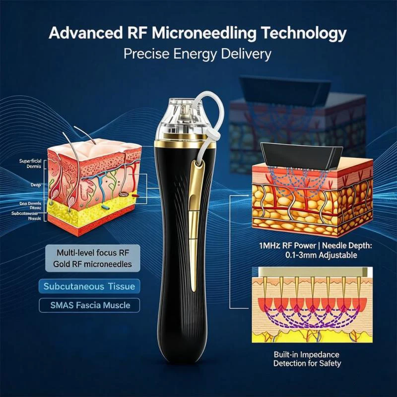 2-In-1 Facial Instrument For Skin Tightening  And Soothing, Specifically Designed For The Skin
