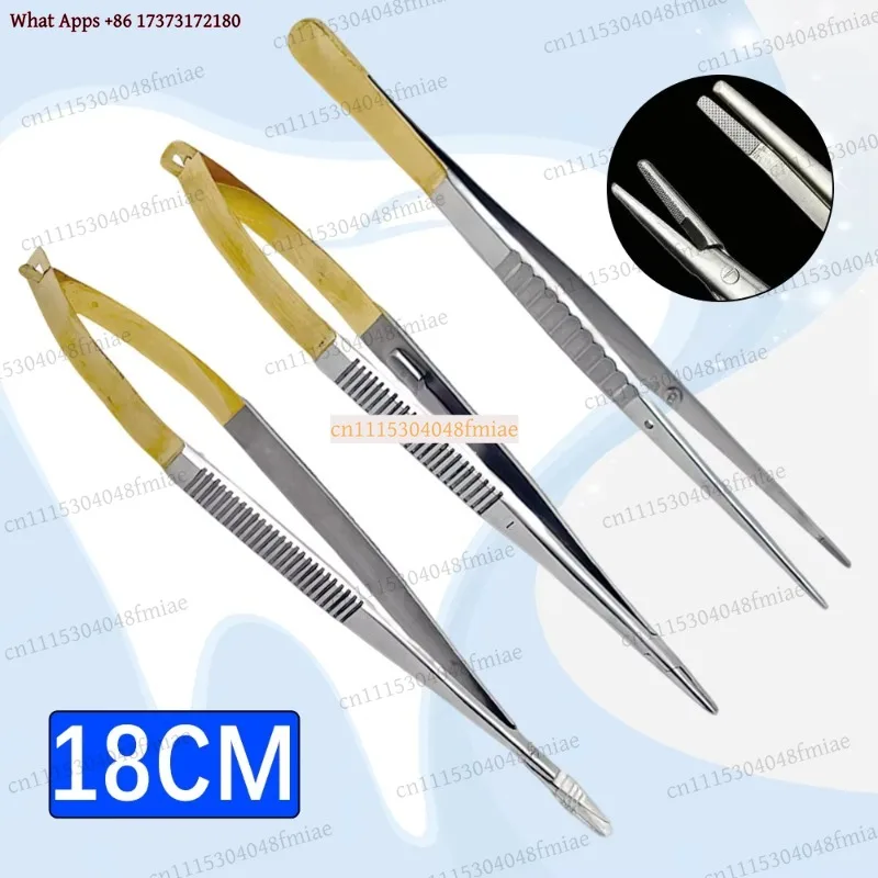 k3 for Castroviejo Needle Holder 18cm, Medical Grade Stainless Steel Dental Surgical Forceps for Suturing & Implants