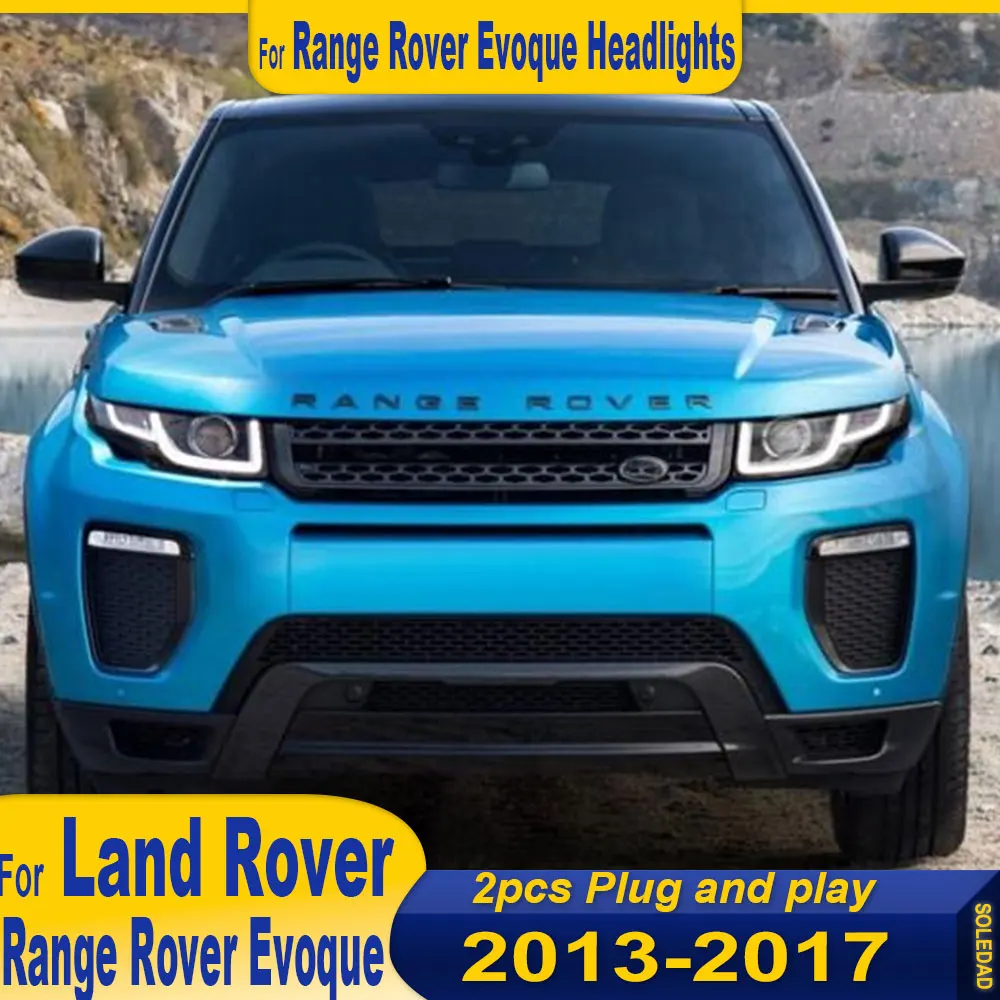 Car Headlights For Land Rover Range Rover Evoque Led Headlights L538 2012-2018 Upgrade Led DRL Lights Assembly Accessories
