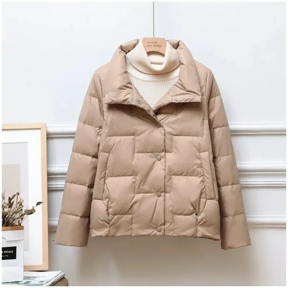 Down Jacket Women 2024 New Winter and Autumn Vest Coat for Women Minimalism Light Outerwear Female Down Coat Puffer Jacket