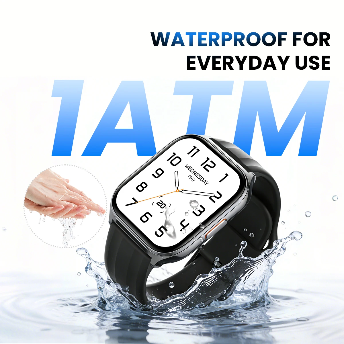 HAYLOU Watch 3 Smartwatch with Voice Calling, 1.85in AMOLED Screen