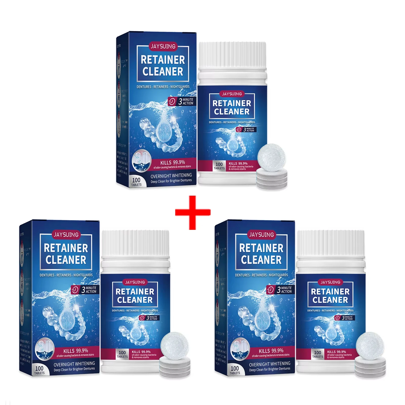 

100 шт., таблетки для чистки фиксаторов, таблетки для чистки полости рта, очиститель фиксатора с устраняющим грязе, мытье налета, уход за полостью рта