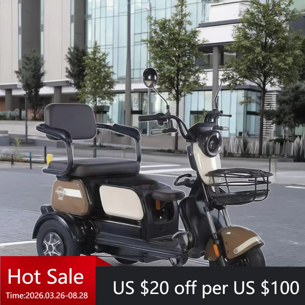 Tc China-made adult 3-wheel solar electric tricycle elderly passenger 3-wheel electric scooter launched