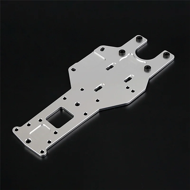 CNC Metal Thickening Lathe Rear Floor for 1/5 HPI ROFUN BAHA KM ROVAN BAJA 5B 5T 5SC TRUCK TOYS PARTS,Silver