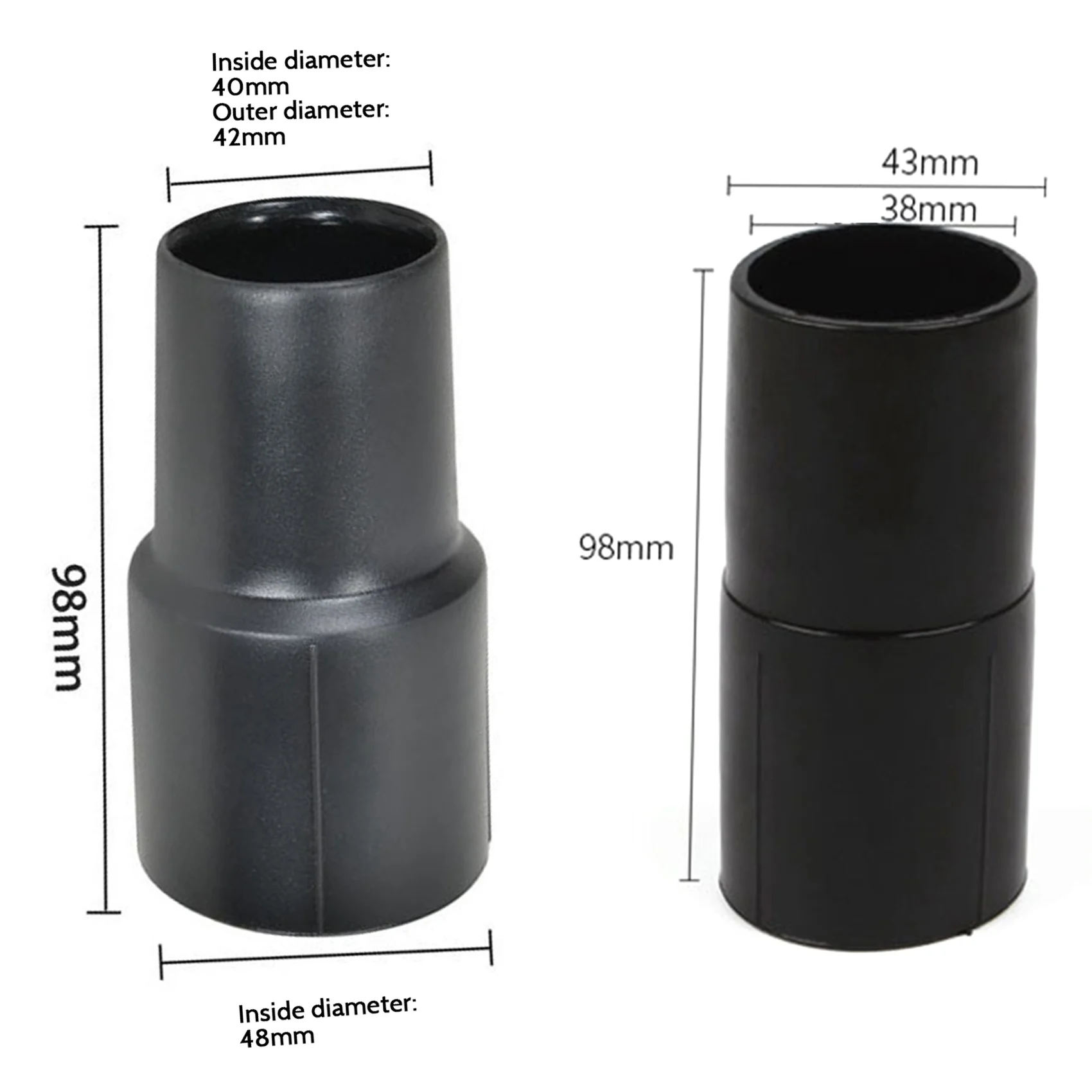 B59B-4Pcs Swivel Head Vacuum Cleaner Nozzle Cleaner Brush Suction Floor Nozzle With Adapter Swivel Head Carpet Cleaner Parts