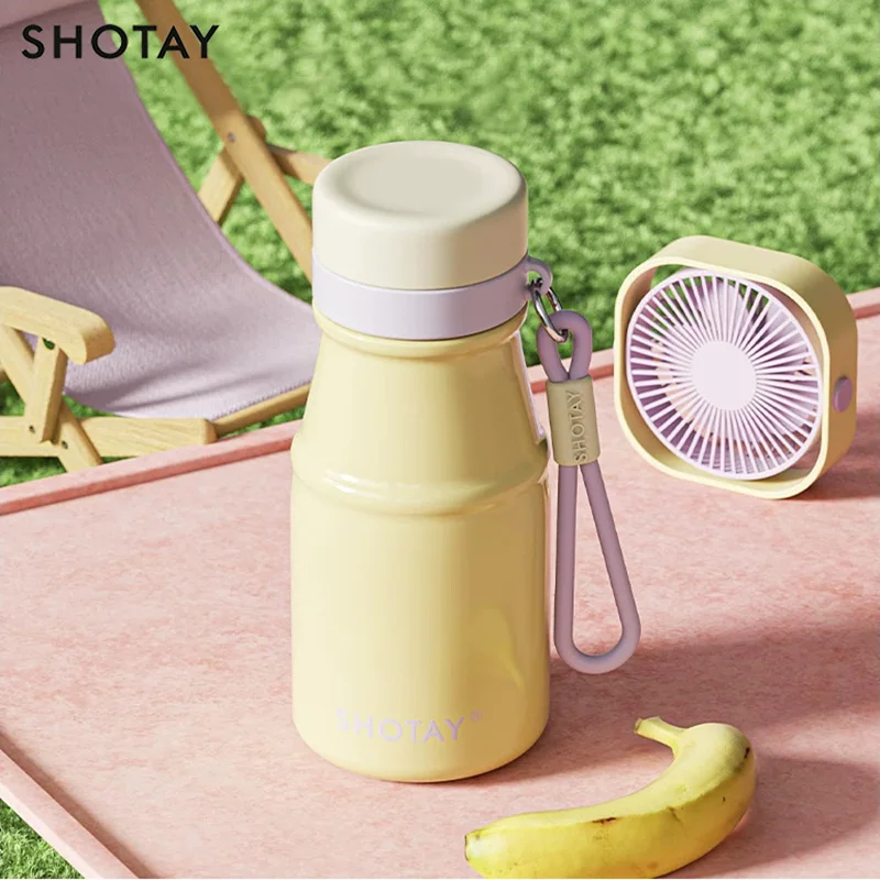 Macaron Color Thermos Cup 300ml/420ml Mini Pocket Water Bottle 316L Stainless Steel Coffee Milk Insulation Cup For Kids Girls