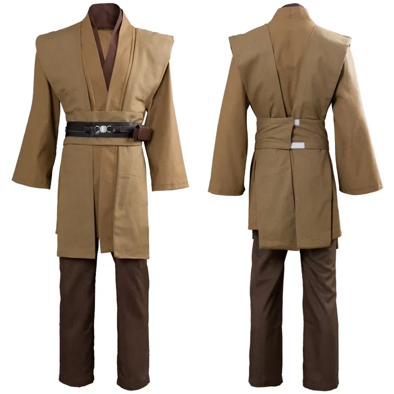 Obi Wan cosplay Anakin fantasy film kosmiczny bitwa rycerz przebranie kostium szata płaszcz 3 kolory dorosłych mężczyzn cosplay Fantasia stroje