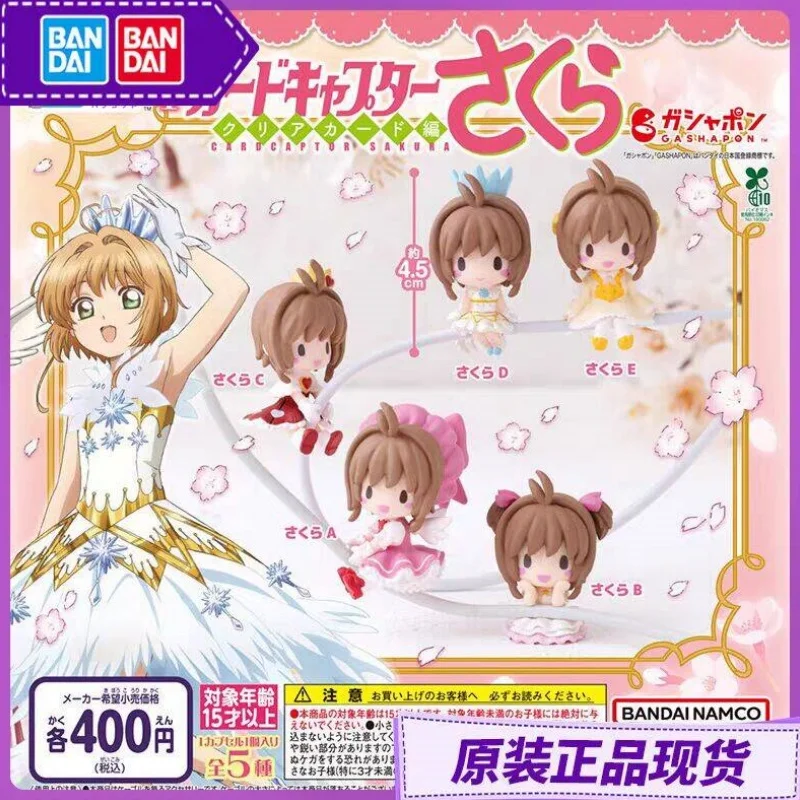 Na stanie Bandai Oryginalny Gashapon Cardcaptor Sakura Magiczne Rekwizyty Gashapon Anime Figurka Akcji Kolekcjonerski Model Prezent Niespodzianka