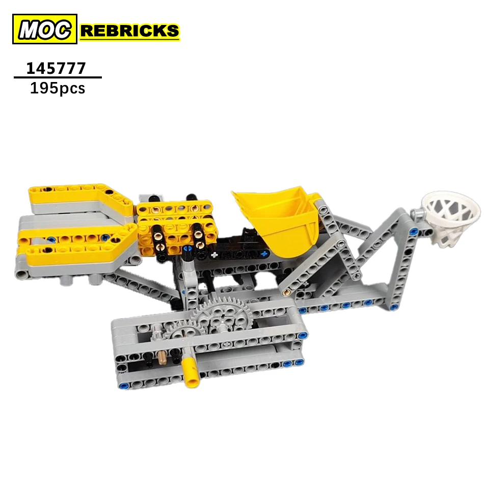 

GBC Competition Design Series 4ALL-05 Shovel Basket Building Block DIY Model MOC-145777 Collection Experts Education Brick Toy