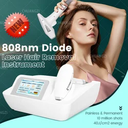 Dispositivo per la depilazione laser a diodi Smart 3 lunghezze d'onda 755/808/1064NM Depilazione permanente indolore sicura per tutto il corpo Donna portatile