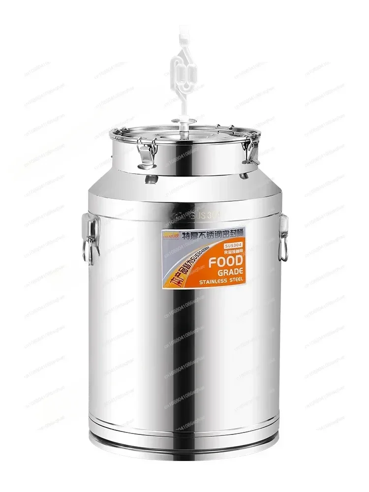 

304 stainless steel fermentation barrel sealed brewing Homemade wine fermentation barrel Beer barrel Brewing with exhaust